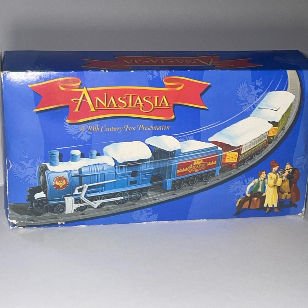 Anastasia Blue and White Train Set